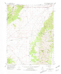 South Shoshone Peak 1956 topographic map thumbnail