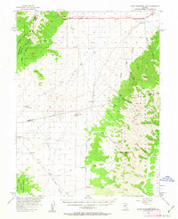 South Shoshone Peak 1956 topographic map thumbnail
