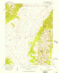 South Shoshone Peak 1956 topographic map thumbnail