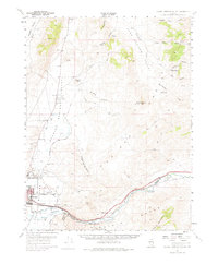 Spanish Springs Valley 1957 topographic map thumbnail
