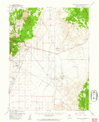 Spencer Hot Springs 1960 topographic map thumbnail