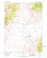 Spencer Hot Springs 1960 topographic map thumbnail