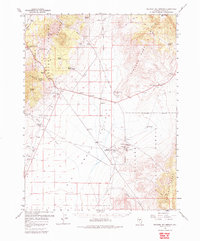 Spencer Hot Springs 1960 topographic map thumbnail