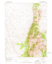 Spruce Mountain 1953 topographic map thumbnail
