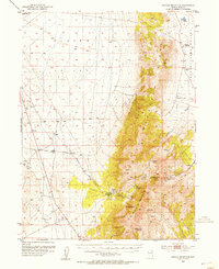 Spruce Mountain 1953 topographic map thumbnail