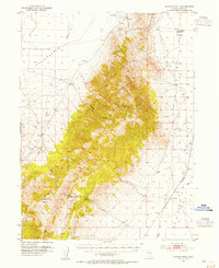 Spruce Mtn 4 1953 topographic map thumbnail