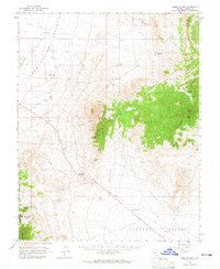 Tempiute Mtn 1964 topographic map thumbnail