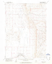 Thacker Pass 1961 topographic map thumbnail
