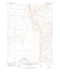 Thacker Pass 1961 topographic map thumbnail