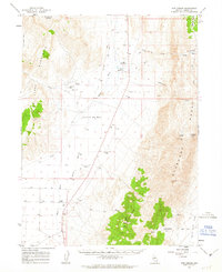 The Cedars 1961 topographic map thumbnail