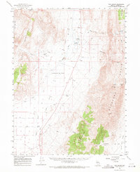 The Cedars 1961 topographic map thumbnail