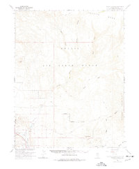 Thirsty Canyon 1966 topographic map thumbnail