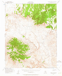 Timber Mountain 1952 topographic map thumbnail