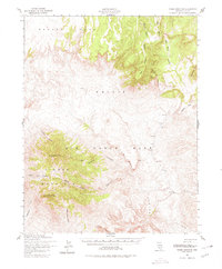 Timber Mountain 1952 topographic map thumbnail