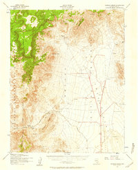Tippipah Spring 1952 topographic map thumbnail