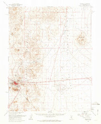 Tonopah 1961 topographic map thumbnail