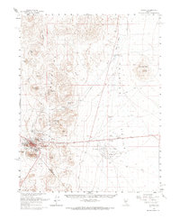 Tonopah 1961 topographic map preview