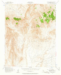 Topopah Spring 1952 topographic map thumbnail