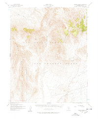 Topopah Spring 1952 topographic map thumbnail