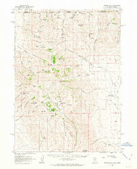 Trident Peak 1961 topographic map thumbnail