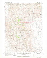 Trident Peak 1961 topographic map thumbnail