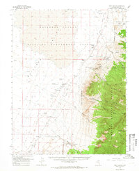 Troy Canyon 1964 topographic map thumbnail