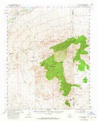 Virgin Peak 1958 topographic map thumbnail