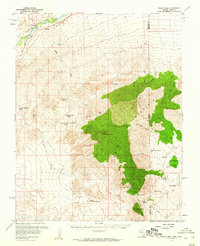 Virgin Peak 1958 topographic map thumbnail