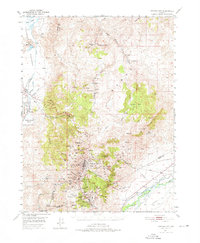 Virginia City 1950 topographic map thumbnail