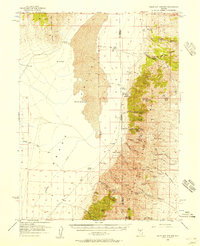 Walti Hot Springs 1956 topographic map thumbnail