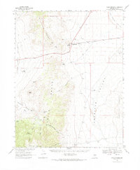 Warm Springs 1968 topographic map thumbnail
