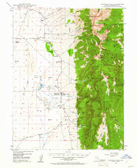Wheeler Peak 1948 topographic map thumbnail