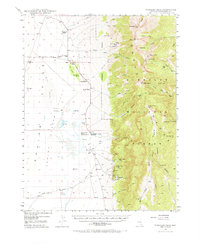 Wheeler Peak 1948 topographic map thumbnail