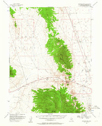 Whistler Mtn 1956 topographic map thumbnail
