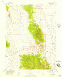 Whistler Mtn 1956 topographic map thumbnail