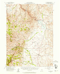 Wild Horse 1956 topographic map thumbnail
