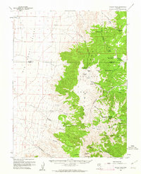 Wildcat Peak 1960 topographic map thumbnail