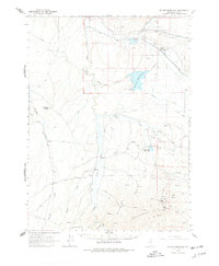 Wilson Reservoir 1964 topographic map thumbnail