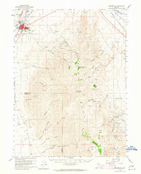 Winnemucca 1958 topographic map thumbnail