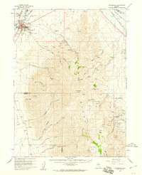 Winnemucca 1958 topographic map thumbnail