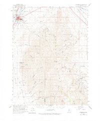 Winnemucca 1958 topographic map thumbnail