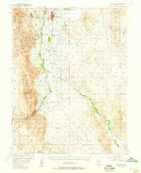 Yerington 1957 topographic map thumbnail