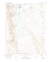 Yerington 1957 topographic map thumbnail