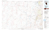 Bull Run Mts topographic map thumbnail