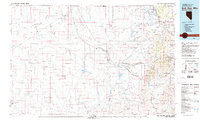 Bull Run Mts 1982 topographic map thumbnail