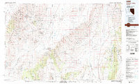 Crescent Valley 1987 topographic map thumbnail