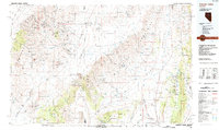 Crescent Valley 1987 topographic map thumbnail