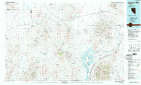 Eugene Mts 1985 topographic map thumbnail