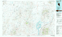 Eugene Mts 1985 topographic map thumbnail