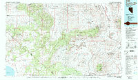 Excelsior Mts 1985 topographic map thumbnail